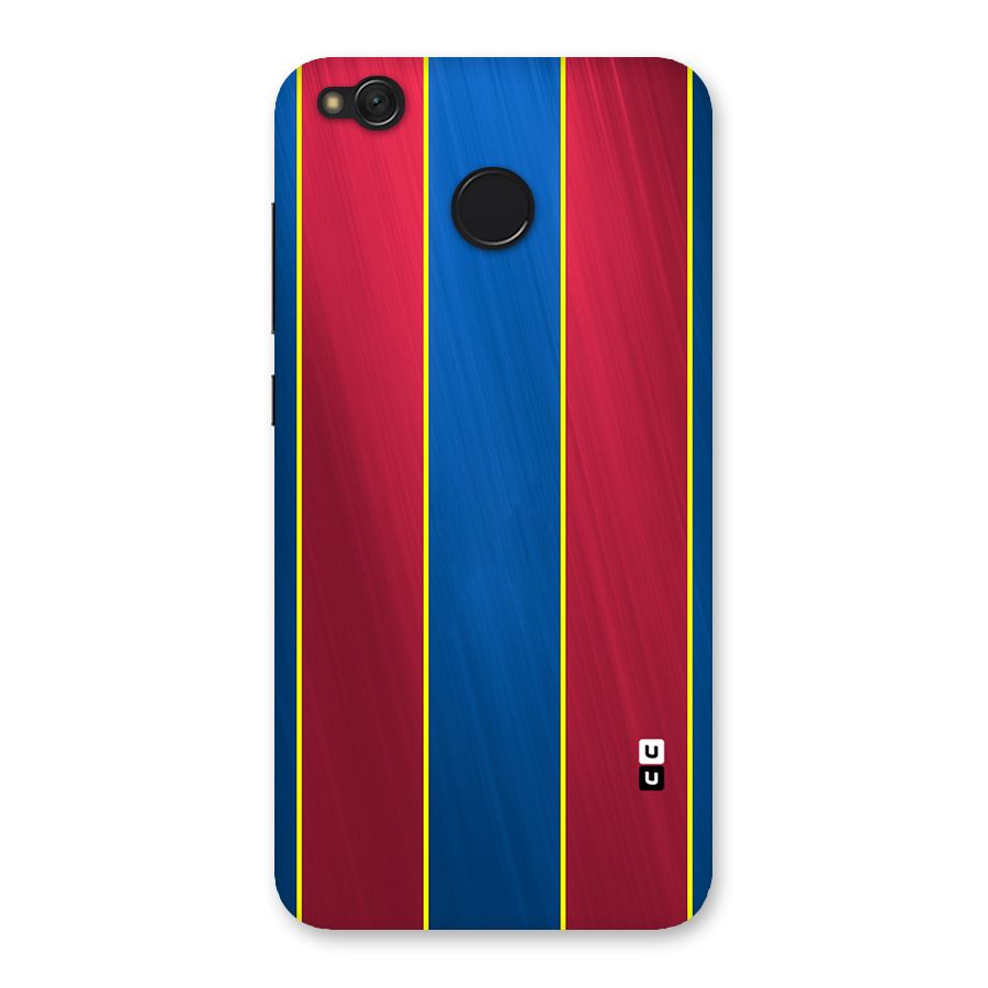 Premium Vertical Stripes Back Case for Redmi 4