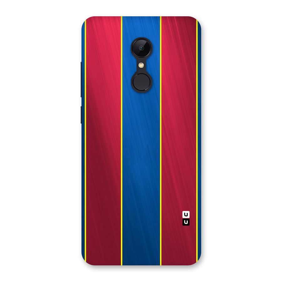 Premium Vertical Stripes Back Case for Redmi 5