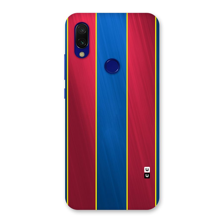 Premium Vertical Stripes Back Case for Redmi 7