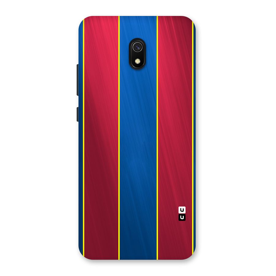 Premium Vertical Stripes Back Case for Redmi 8A