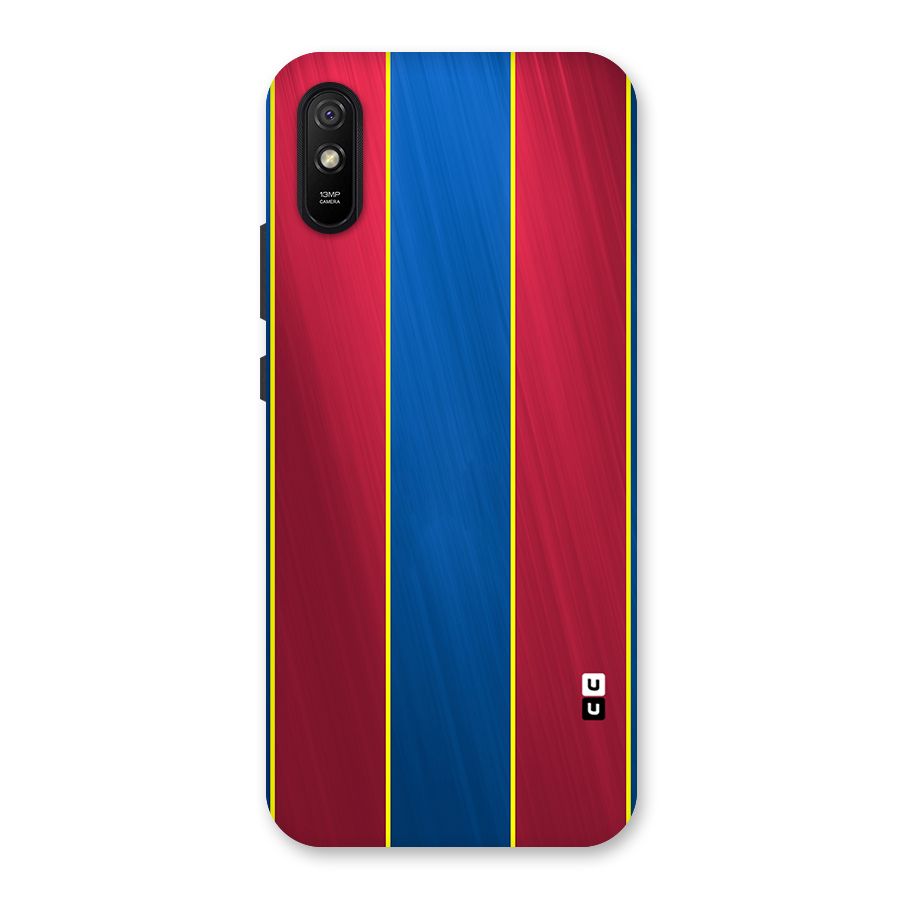 Premium Vertical Stripes Back Case for Redmi 9A