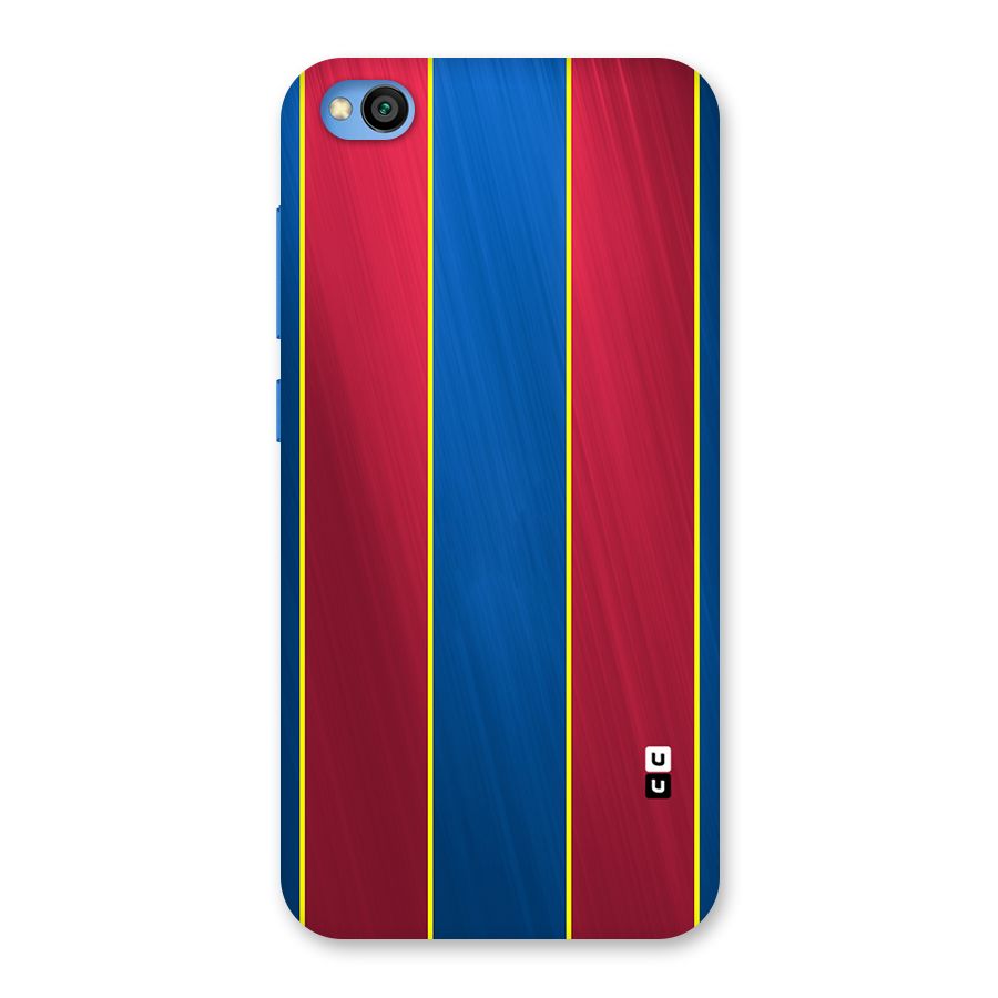 Premium Vertical Stripes Back Case for Redmi Go