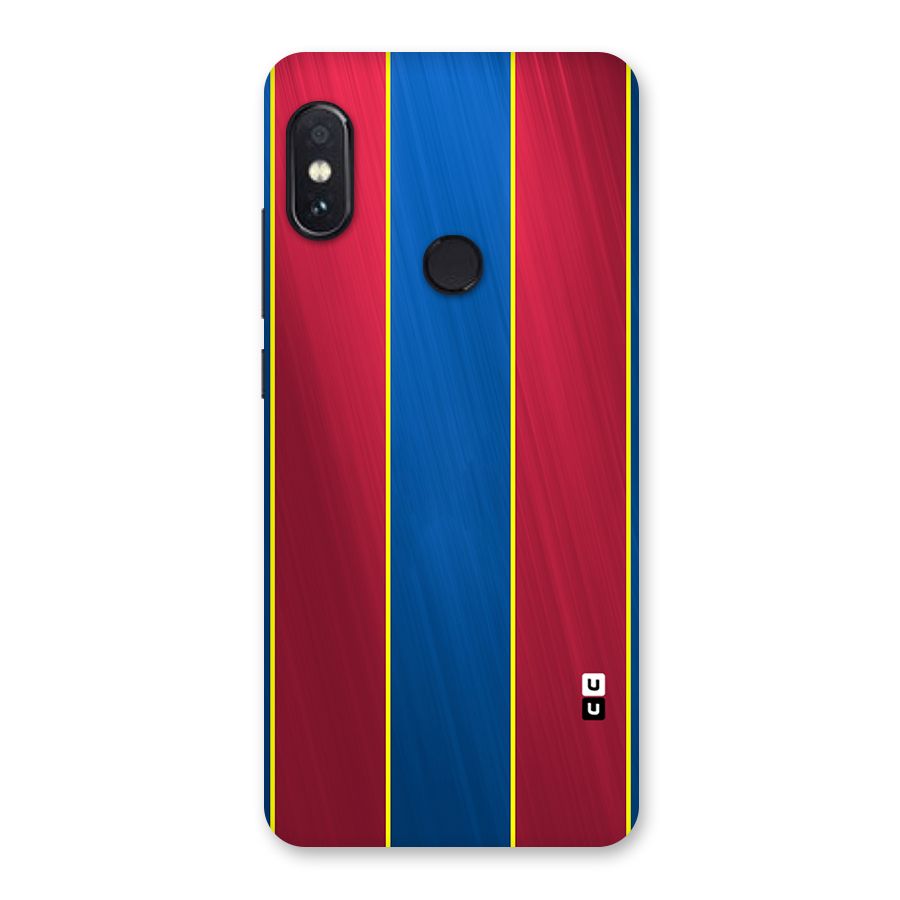 Premium Vertical Stripes Back Case for Redmi Note 5 Pro