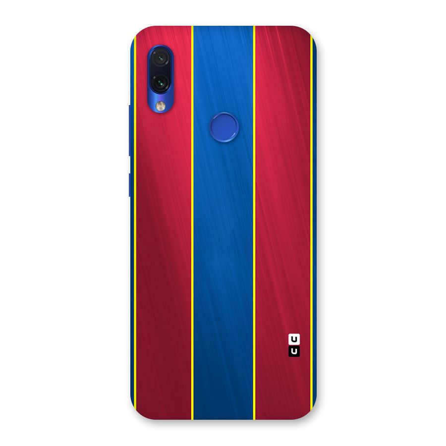 Premium Vertical Stripes Back Case for Redmi Note 7