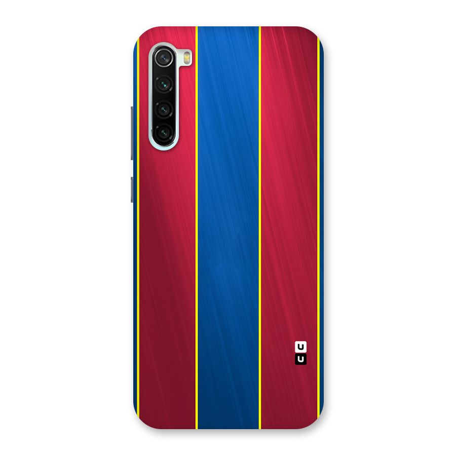 Premium Vertical Stripes Back Case for Redmi Note 8