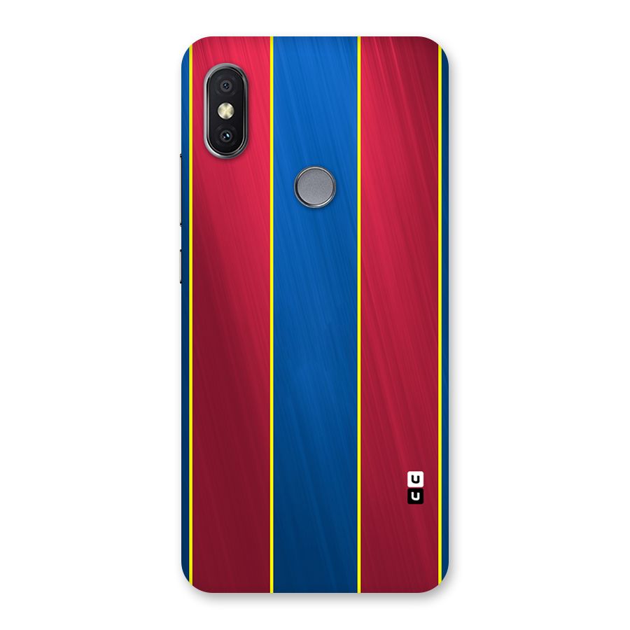 Premium Vertical Stripes Back Case for Redmi Y2