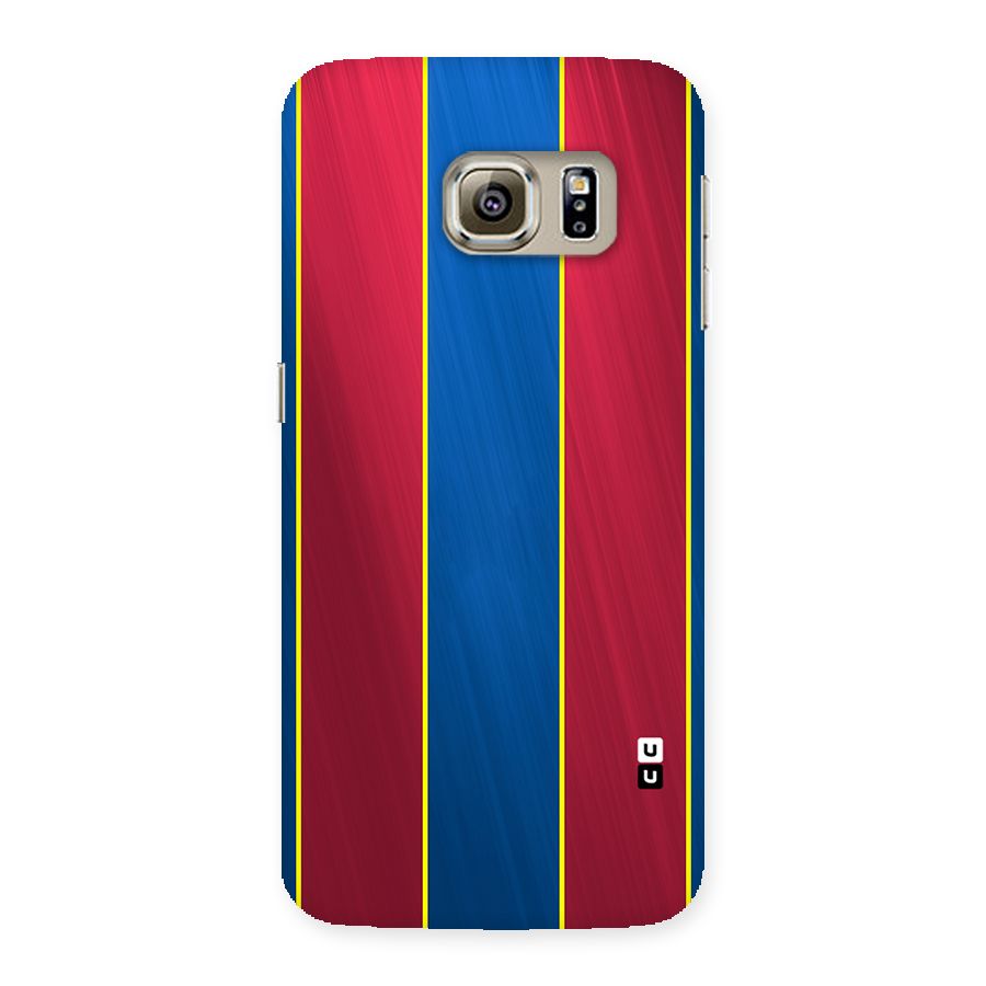 Premium Vertical Stripes Back Case for Samsung Galaxy S6 Edge