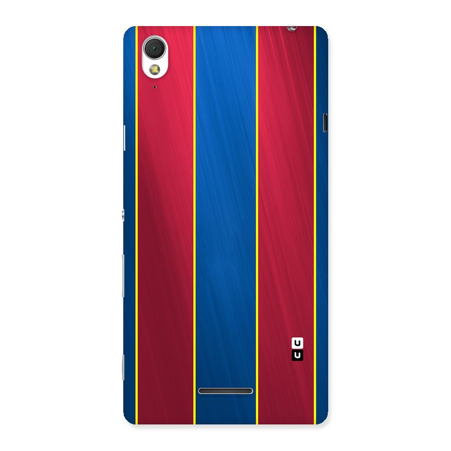 Premium Vertical Stripes Back Case for Sony Xperia T3