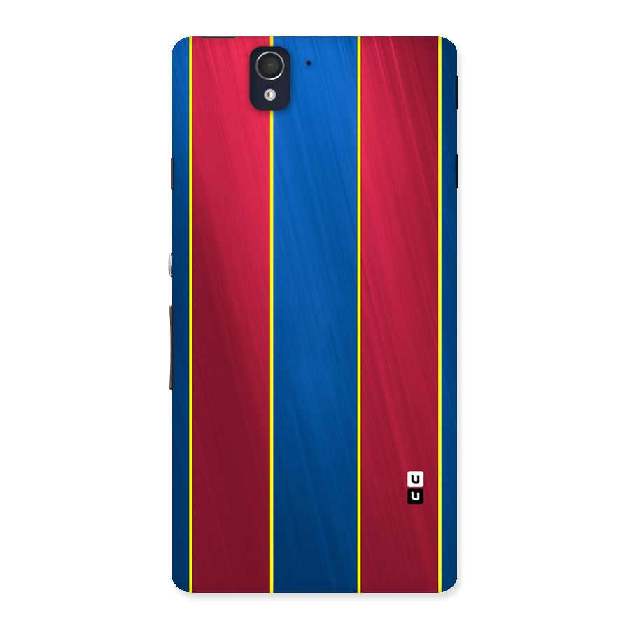Premium Vertical Stripes Back Case for Sony Xperia Z