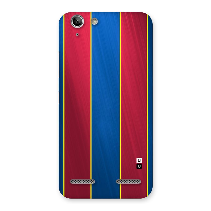 Premium Vertical Stripes Back Case for Vibe K5