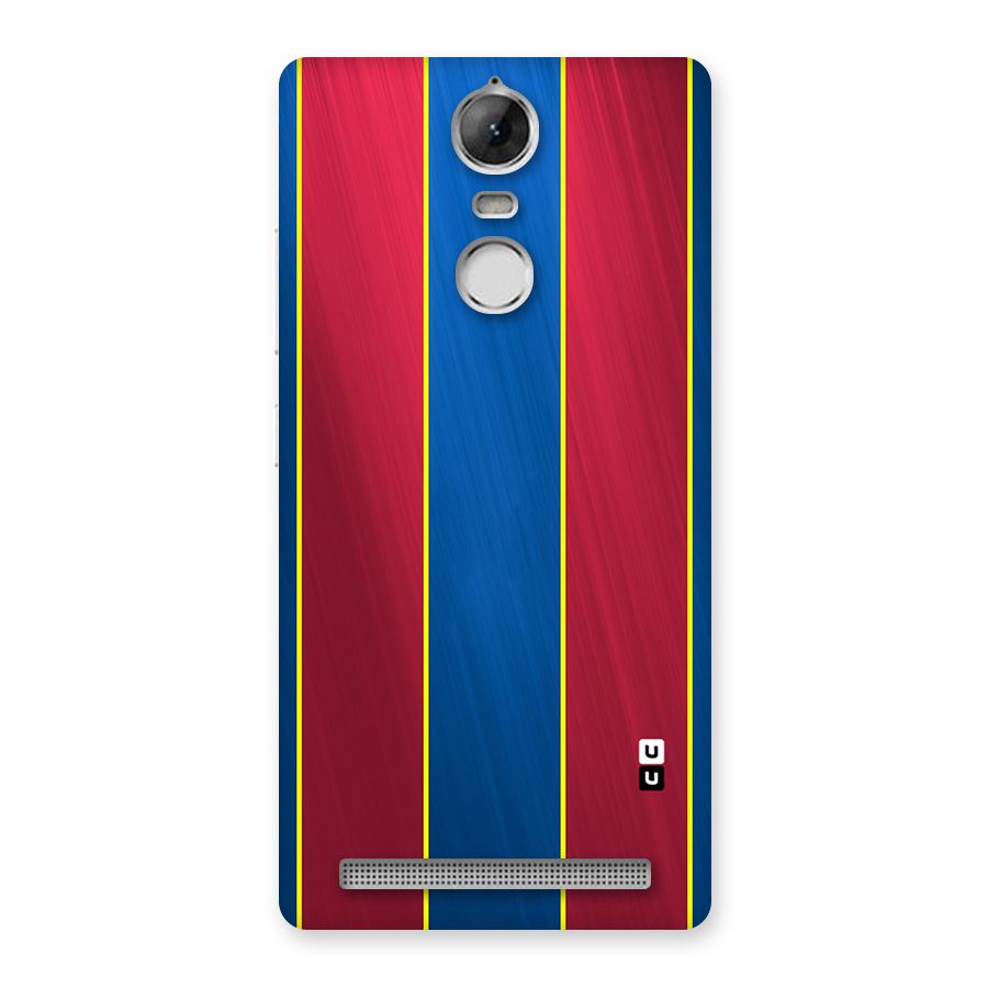 Premium Vertical Stripes Back Case for Vibe K5 Note