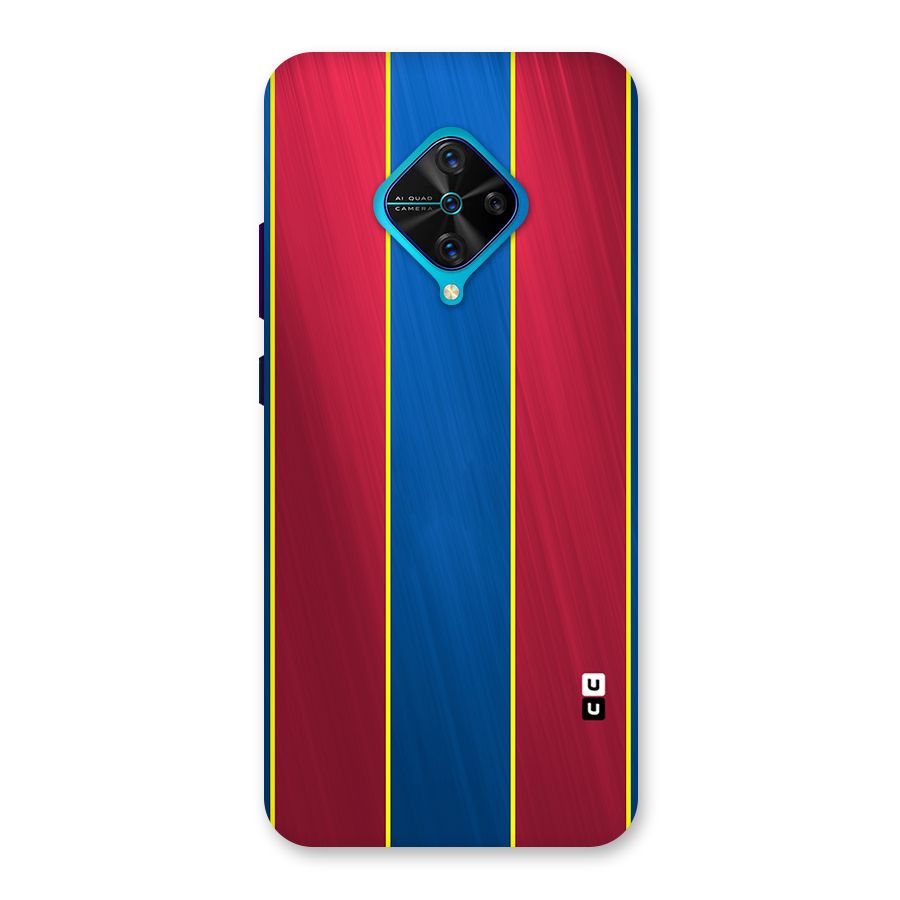 Premium Vertical Stripes Back Case for Vivo S1 Pro