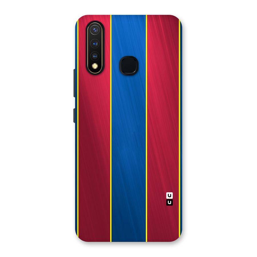Premium Vertical Stripes Back Case for Vivo U20