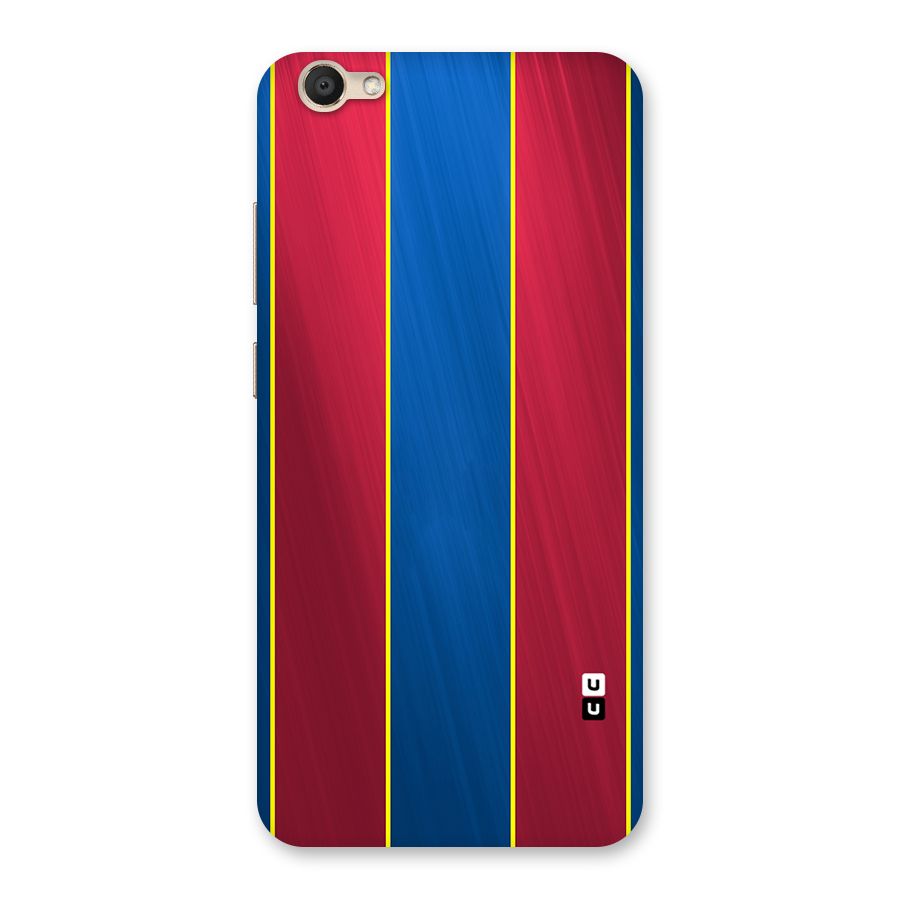 Premium Vertical Stripes Back Case for Vivo V5