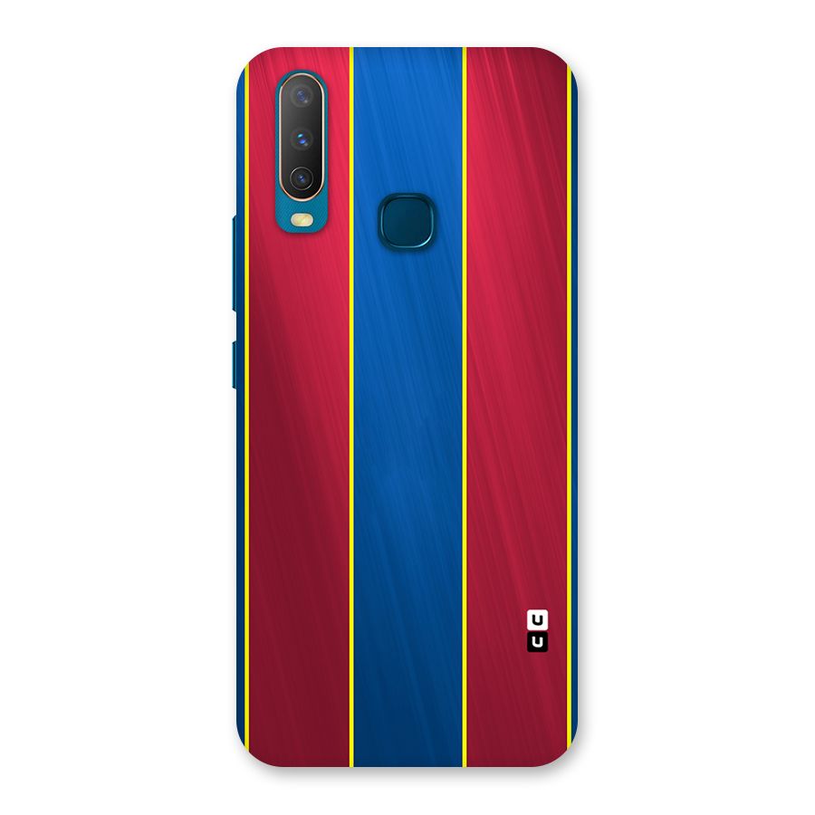 Premium Vertical Stripes Back Case for Vivo Y12