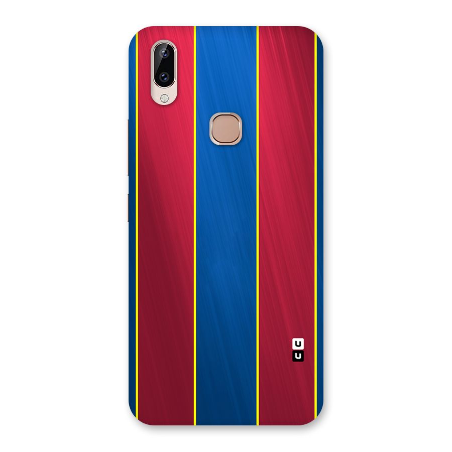 Premium Vertical Stripes Back Case for Vivo Y83 Pro