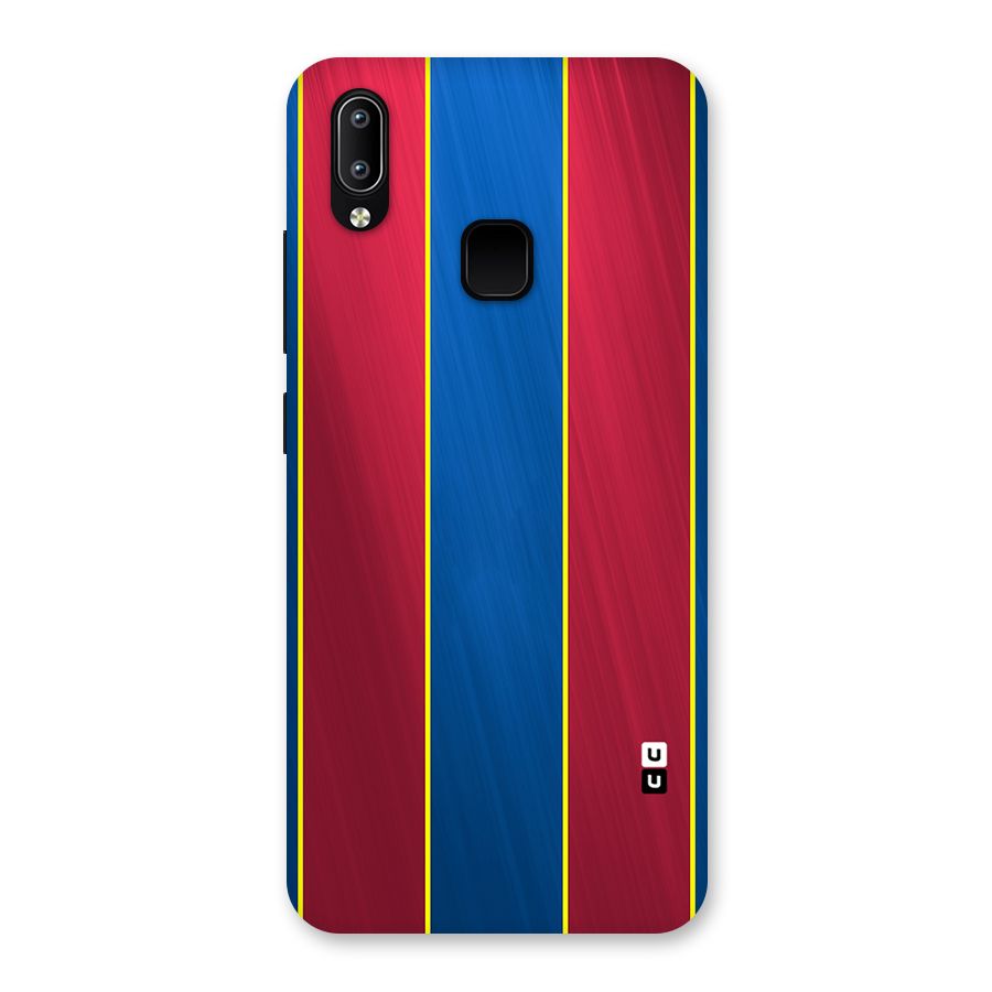 Premium Vertical Stripes Back Case for Vivo Y93