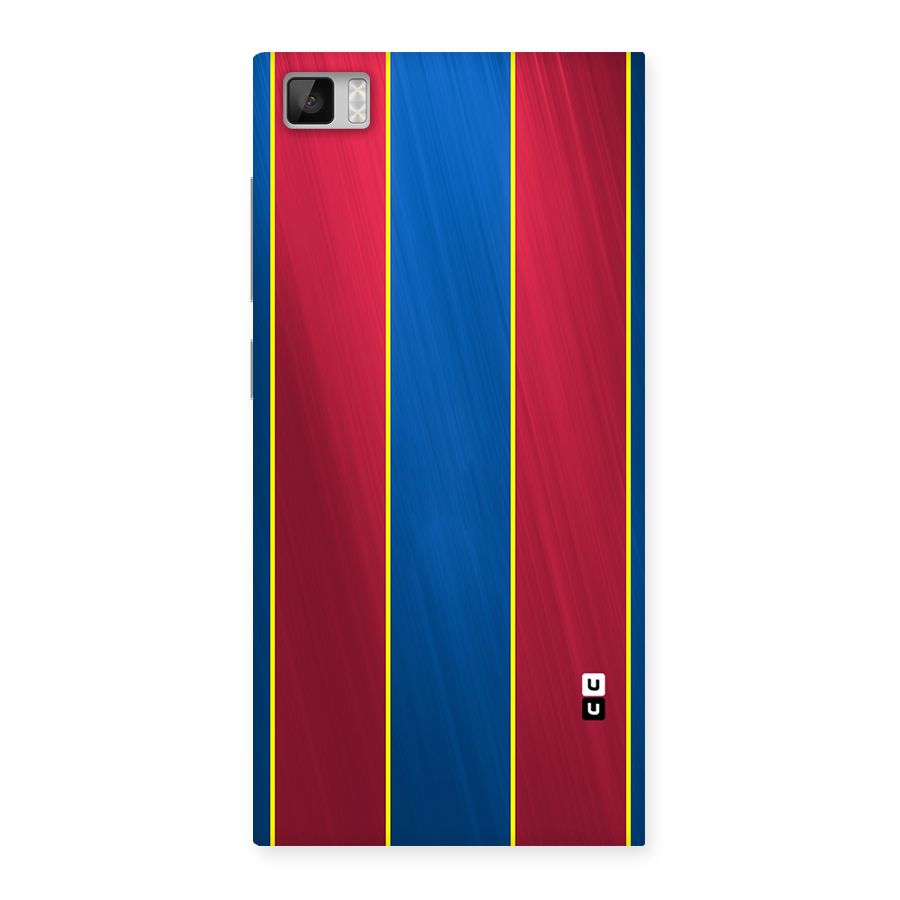 Premium Vertical Stripes Back Case for Xiaomi Mi3