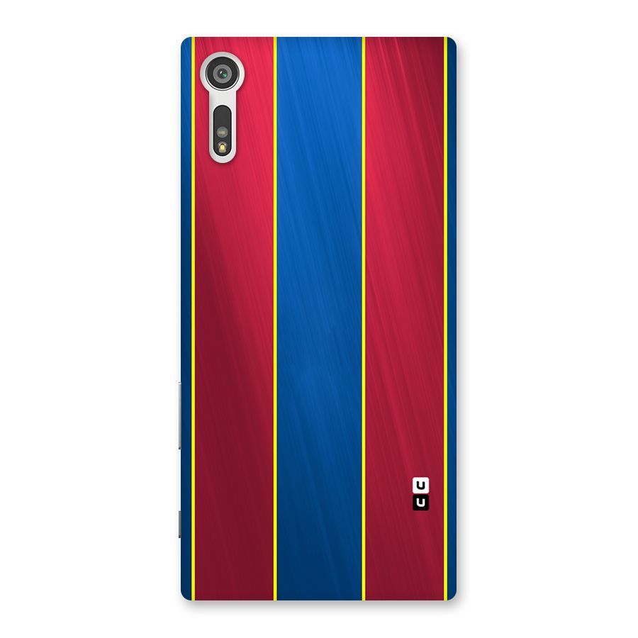 Premium Vertical Stripes Back Case for Xperia XZ