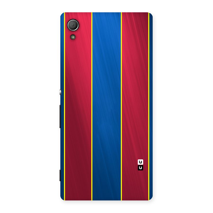 Premium Vertical Stripes Back Case for Xperia Z4