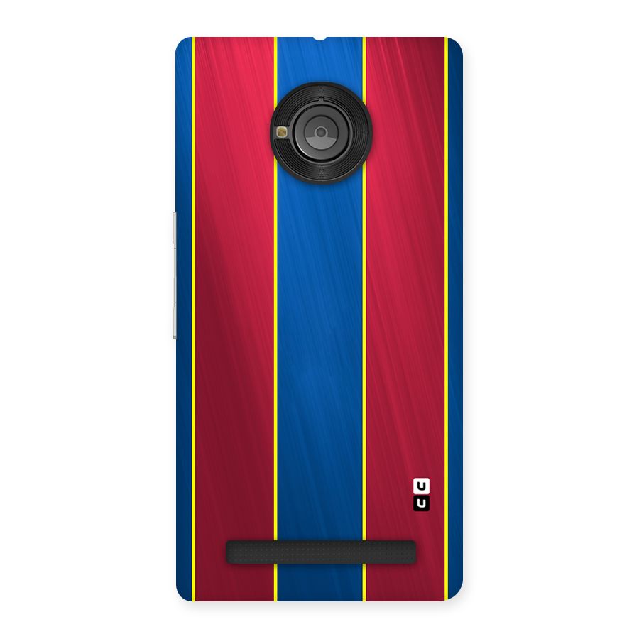 Premium Vertical Stripes Back Case for Yu Yunique