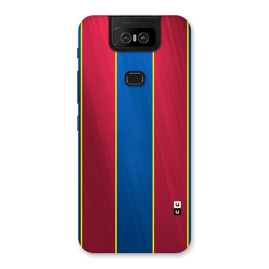 Premium Vertical Stripes Back Case for Zenfone 6z