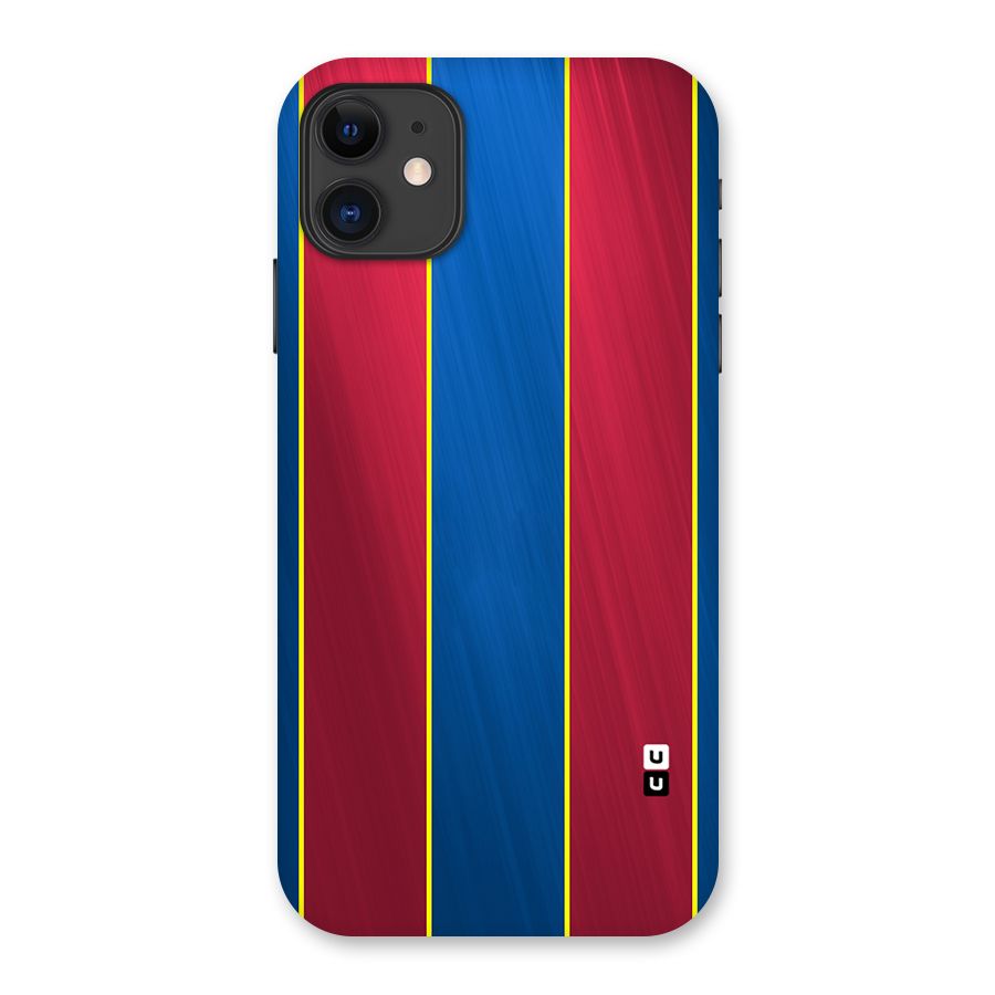 Premium Vertical Stripes Back Case for iPhone 11