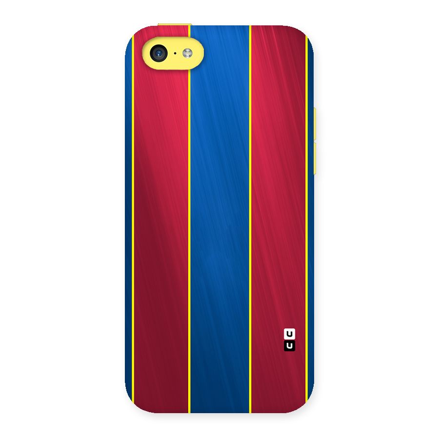Premium Vertical Stripes Back Case for iPhone 5C