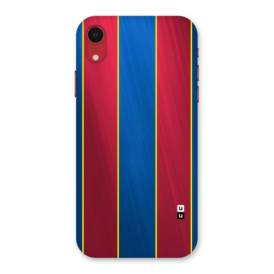 Premium Vertical Stripes Back Case for iPhone XR