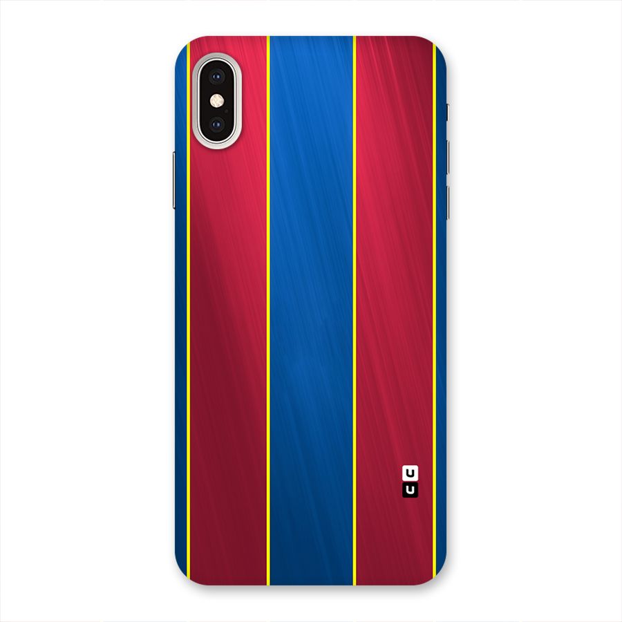 Premium Vertical Stripes Back Case for iPhone XS Max