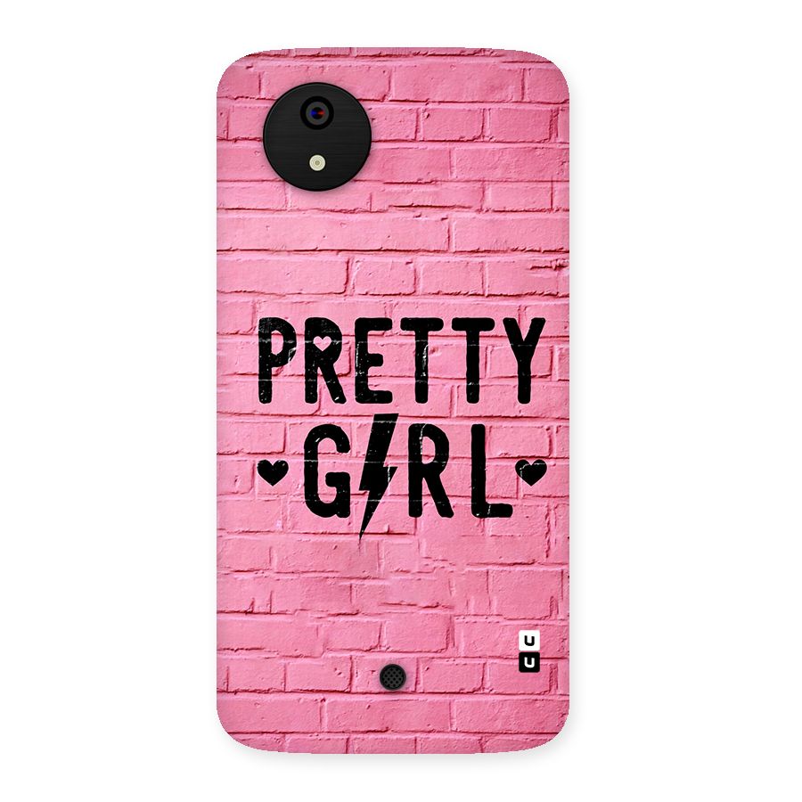 Pretty Girl Wall Back Case for Canvas A1  AQ4501