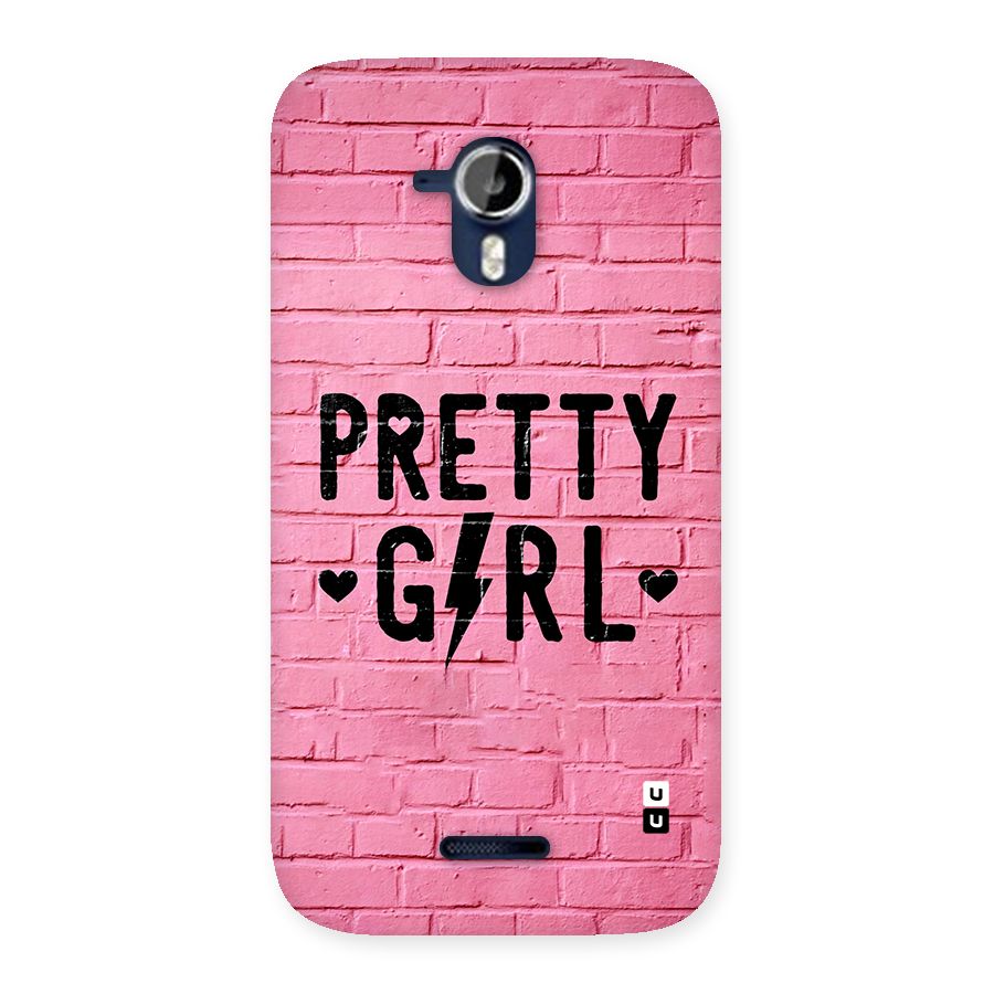 Pretty Girl Wall Back Case for Canvas Magnus A117