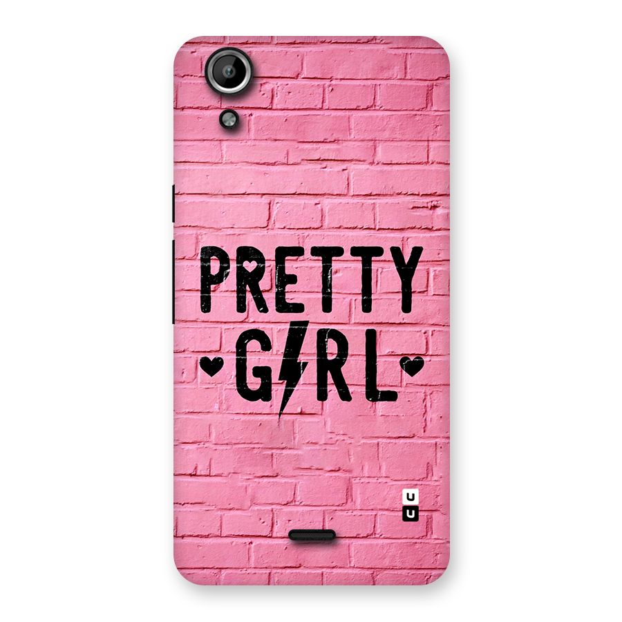 Pretty Girl Wall Back Case for Canvas Selfie Lens Q345