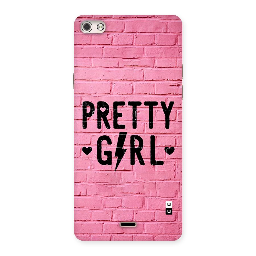 Pretty Girl Wall Back Case for Canvas Silver 5
