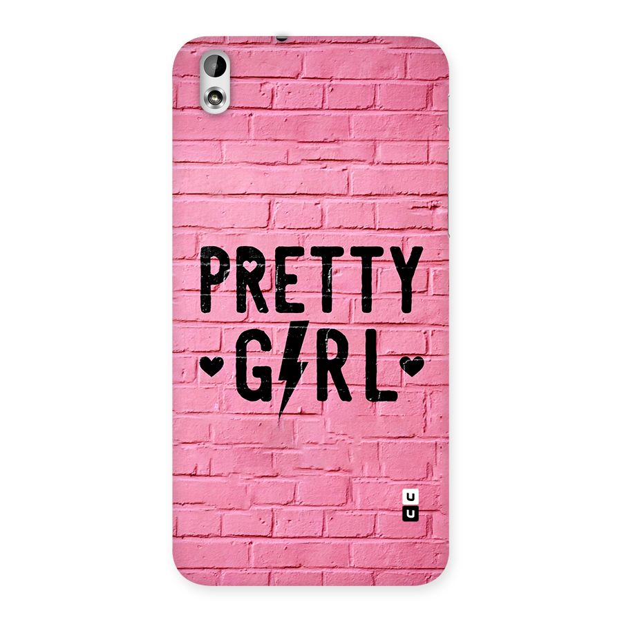 Pretty Girl Wall Back Case for Desire 816g