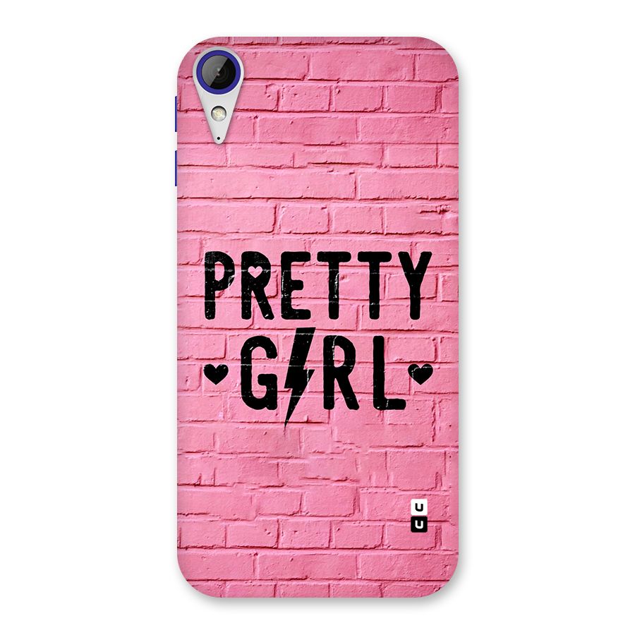 Pretty Girl Wall Back Case for Desire 830