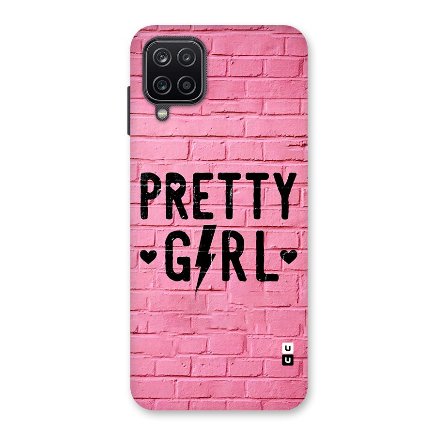Pretty Girl Wall Back Case for Galaxy A12