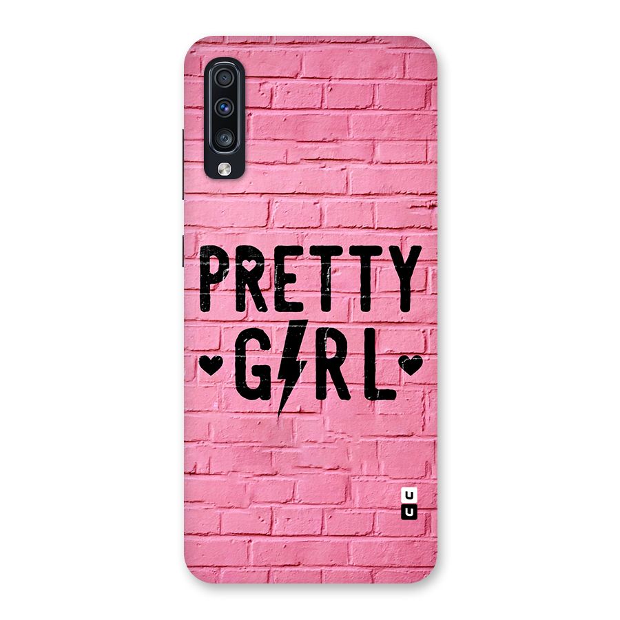Pretty Girl Wall Back Case for Galaxy A70