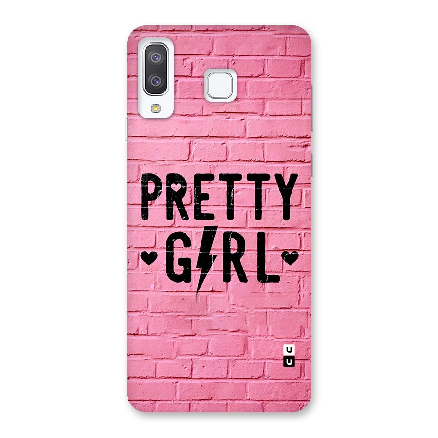 Pretty Girl Wall Back Case for Galaxy A8 Star