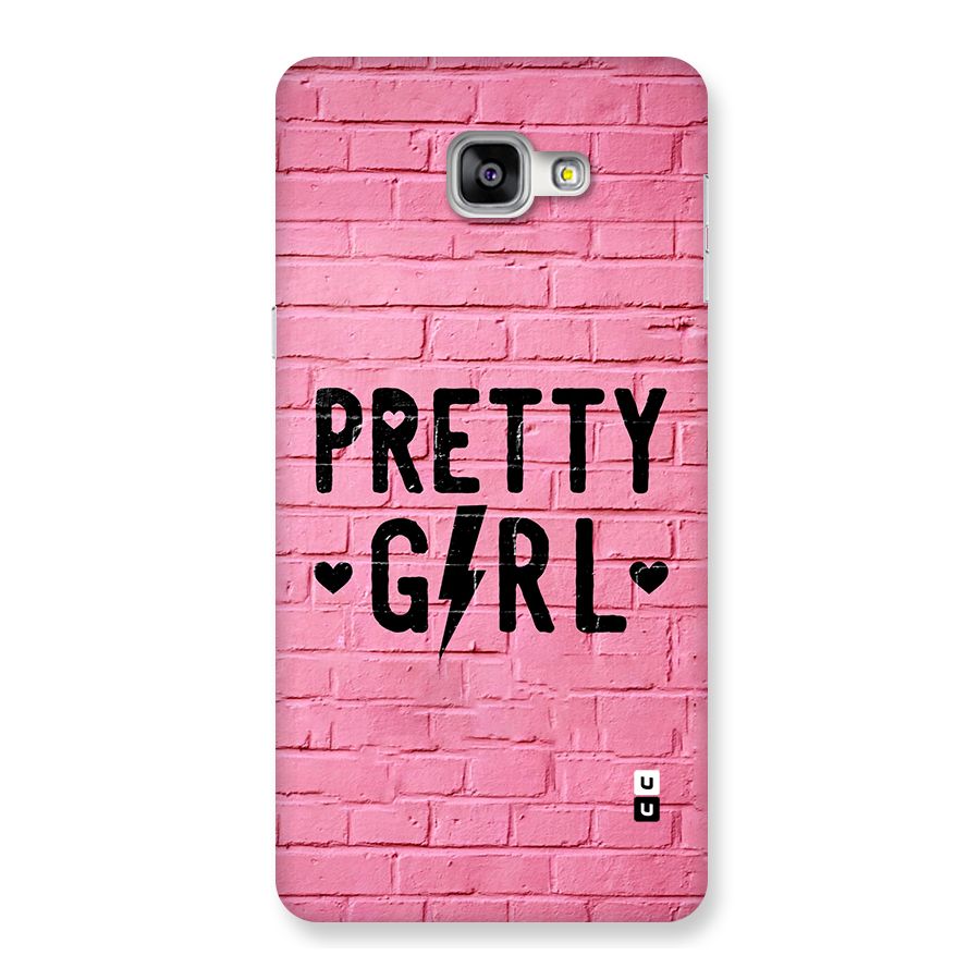 Pretty Girl Wall Back Case for Galaxy A9