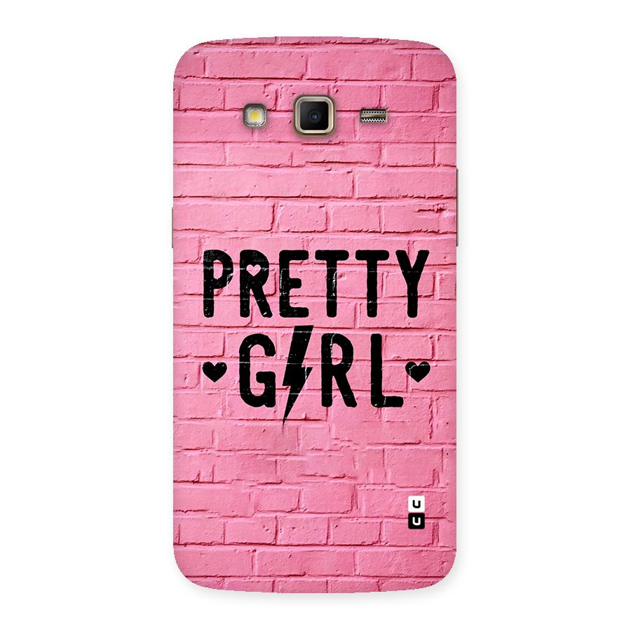 Pretty Girl Wall Back Case for Galaxy Grand 2