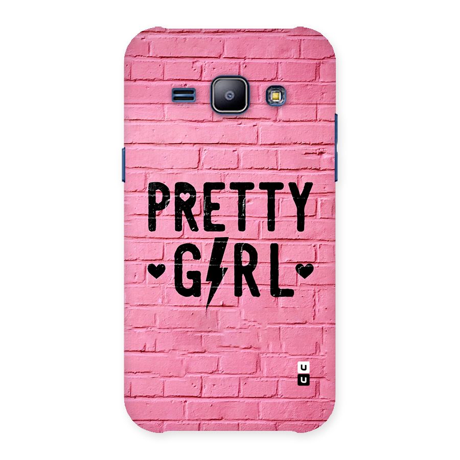 Pretty Girl Wall Back Case for Galaxy J1