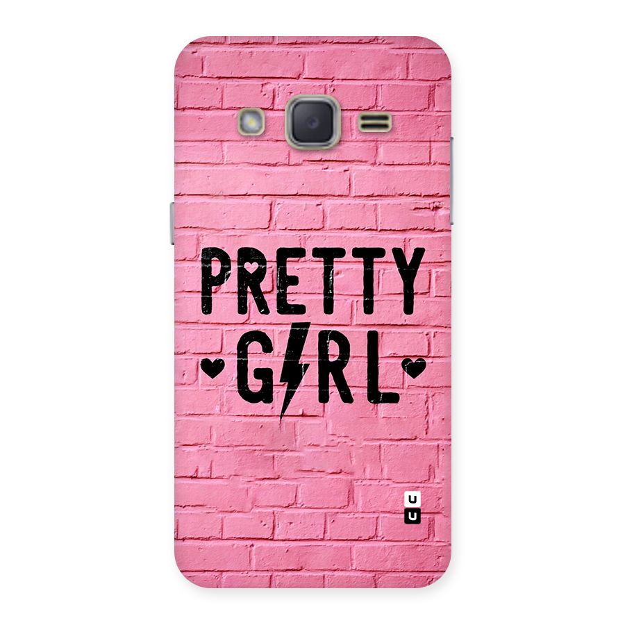 Pretty Girl Wall Back Case for Galaxy J2