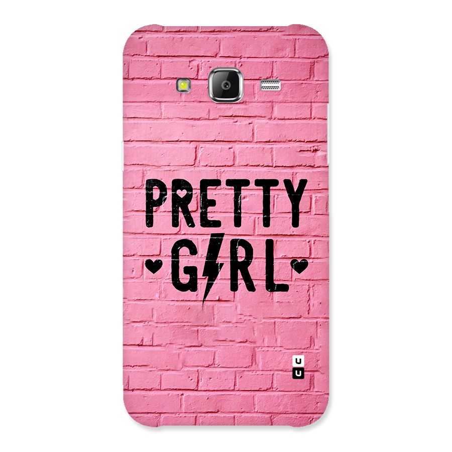Pretty Girl Wall Back Case for Galaxy J2 Prime