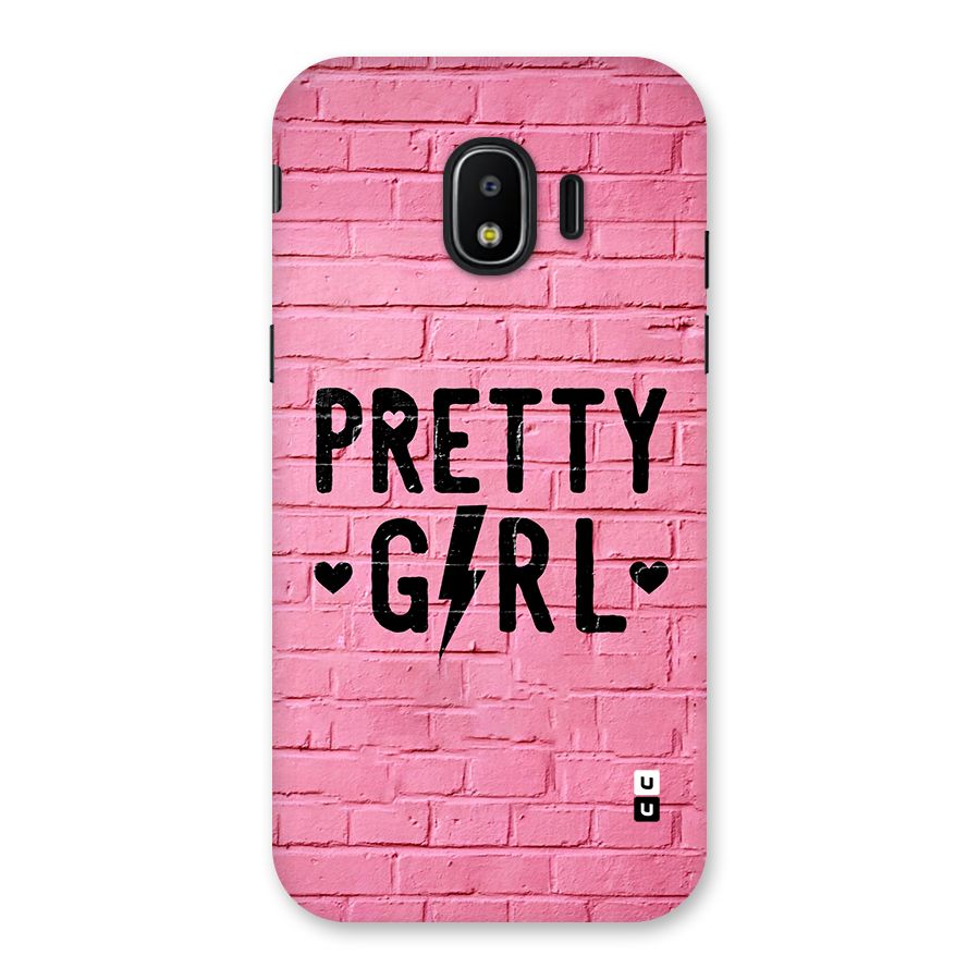 Pretty Girl Wall Back Case for Galaxy J2 Pro 2018