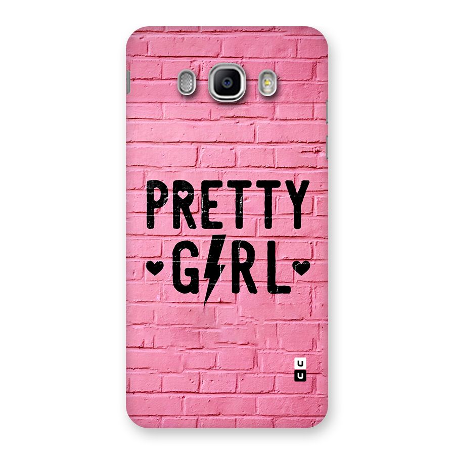 Pretty Girl Wall Back Case for Galaxy J5 2016