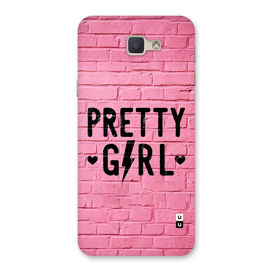 Pretty Girl Wall Back Case for Galaxy J5 Prime
