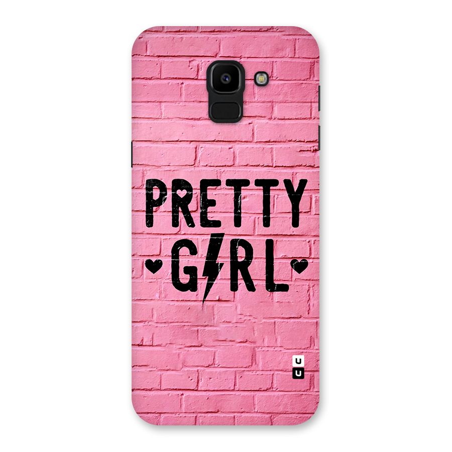 Pretty Girl Wall Back Case for Galaxy J6