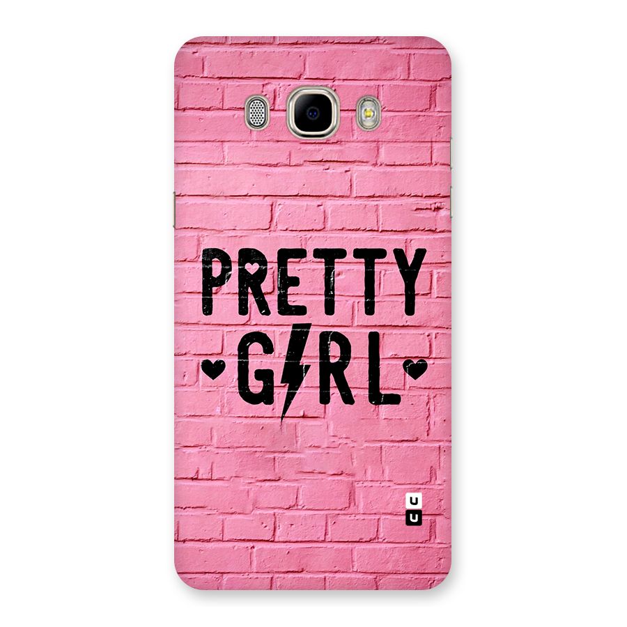 Pretty Girl Wall Back Case for Galaxy J7 2016