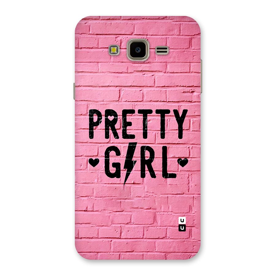 Pretty Girl Wall Back Case for Galaxy J7 Nxt